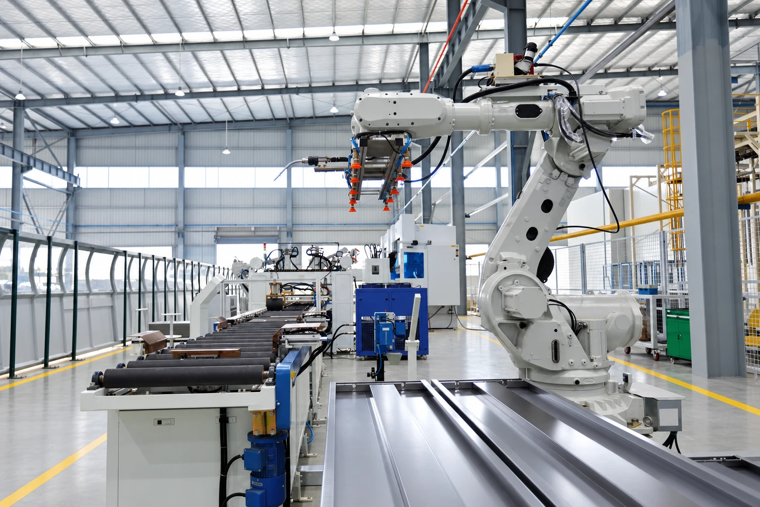 Robotic sheet metal processing in the workshop